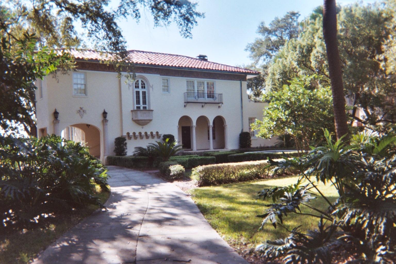 A Mediterranean-style house in the Hyde Park Historic District, Tampa